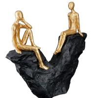 Tosomhed, 21 cm figur med guld fra Casablanca