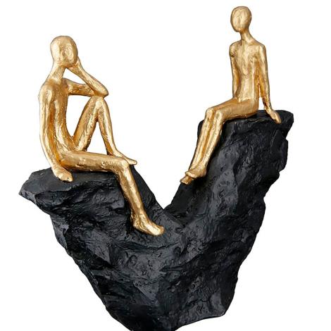 Tosomhed, 21 cm figur med guld fra Casablanca