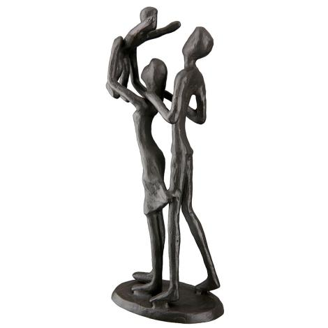 Family love, 20 cm figur i jern fra Casablanca