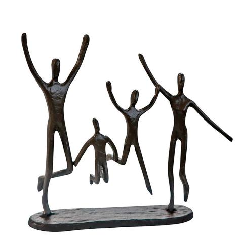 Jumping, 20 cm figur i jern fra Casablanca