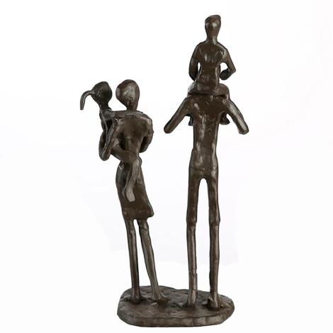 Family, 22 cm figur i jern fra Casablanca