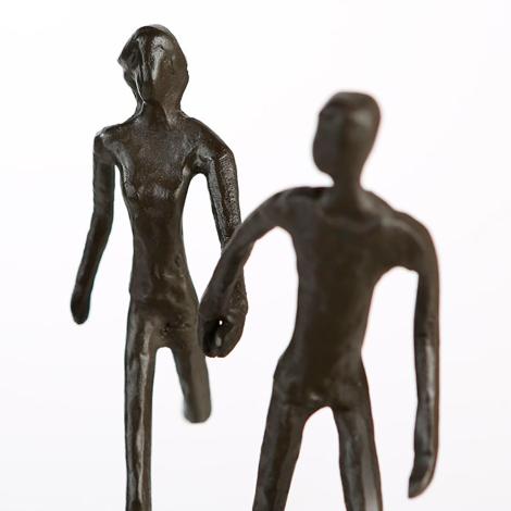 Running, 17 cm figur i jern fra Casablanca
