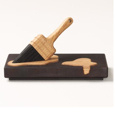 Gave til maleren smukt i træ