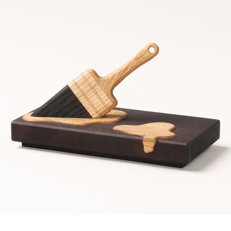 Gave til maleren smukt i træ