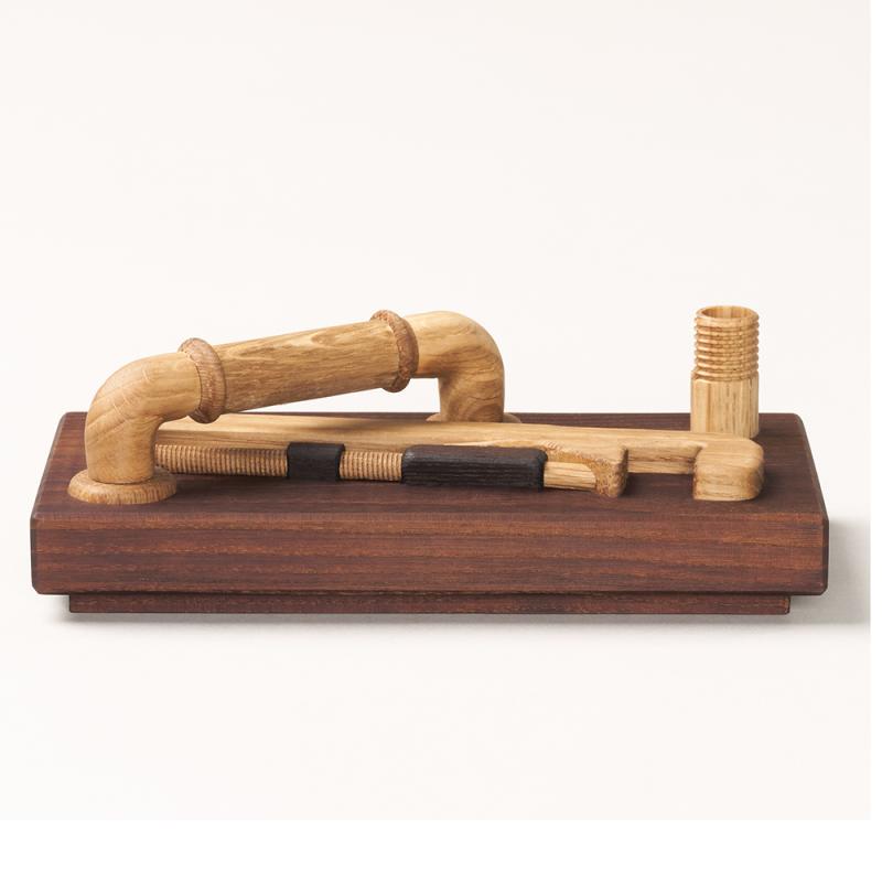 Gave til VVS'eren smukt i træ