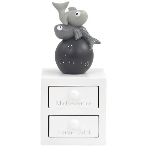 Første tand og hårlok Stjernetegn Fisken fra Kids by Friis