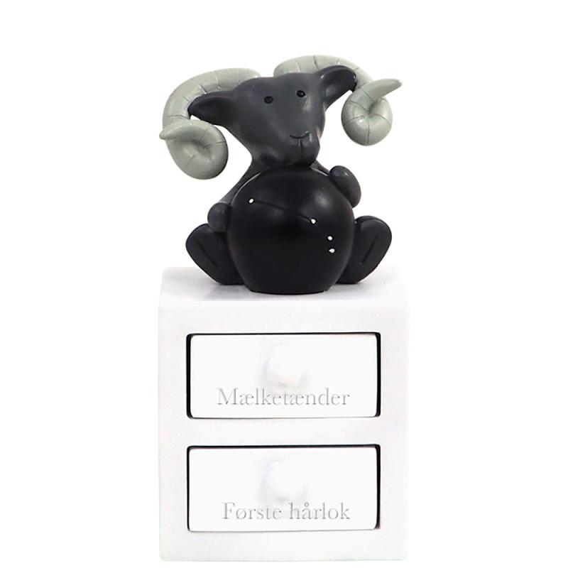 Første tand og hårlok Stjernetegn Vædderen fra Kids by Friis