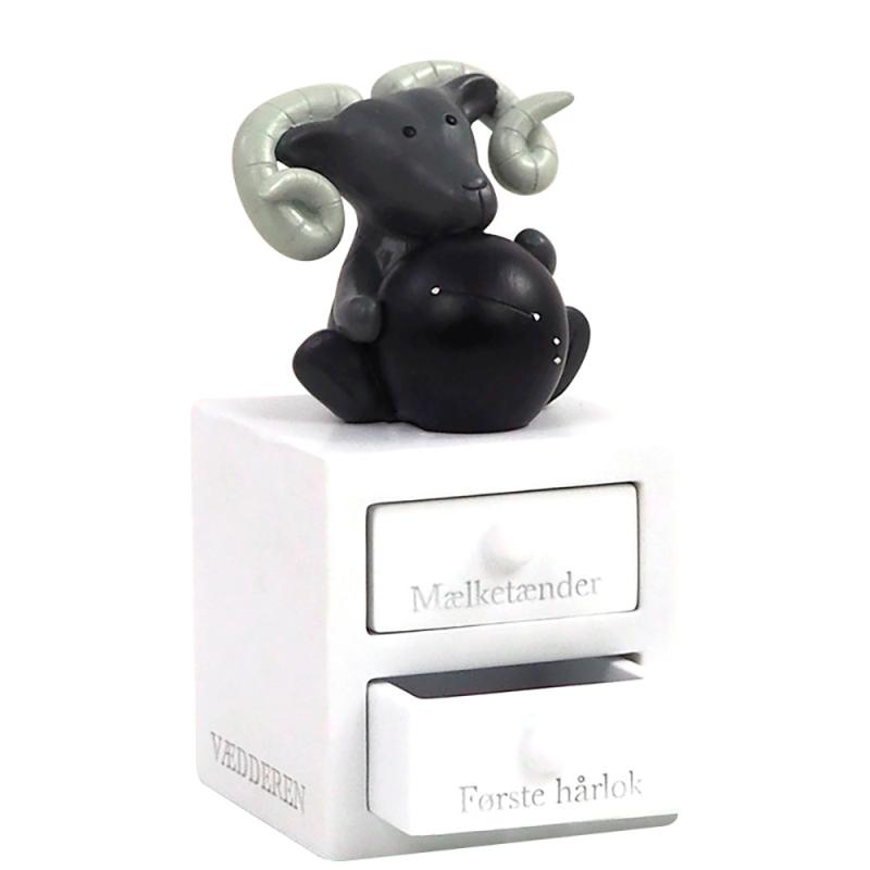 Første tand og hårlok Stjernetegn Vædderen fra Kids by Friis