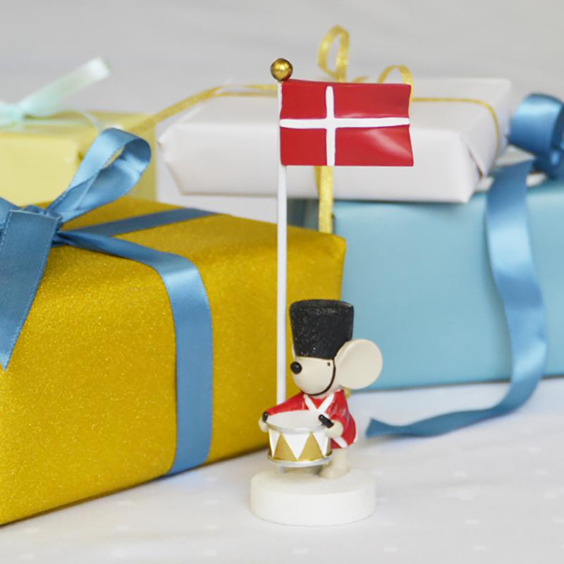 Bordpynt, Mus med tromme fra Kids by Friis