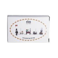 10 hvide Stearinlys til Fødselsdagstog