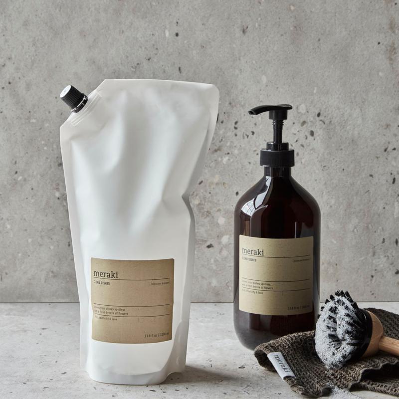 Opvaskemiddel, Blossom Breeze, 1000 ml refill fra Meraki