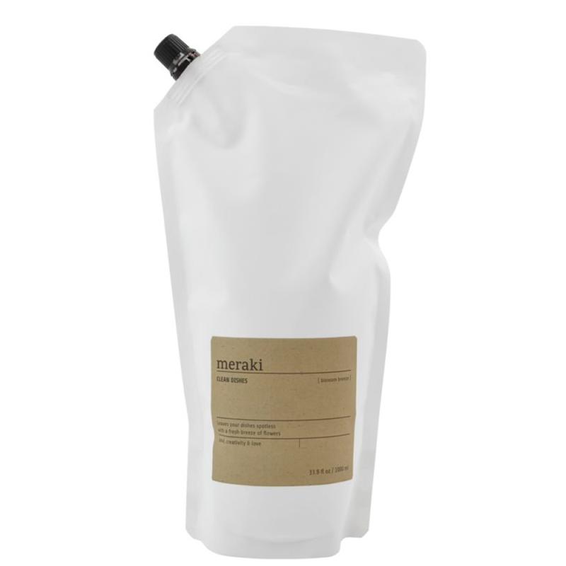 Opvaskemiddel, Blossom Breeze, 1000 ml refill fra Meraki