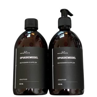 Opvaskemiddel og refill, 2 stk. fra Nardos Vera Cura