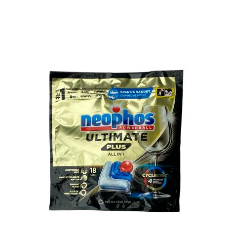 Neophos opvasketabs, Ultimate Plus, 18 stk.
