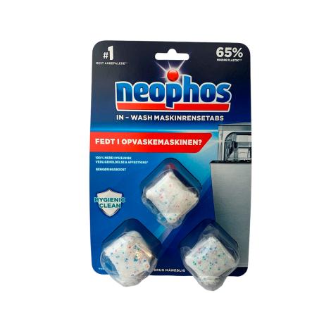 Neophos Maskinrens tabs, In-Wash, 3 tabs