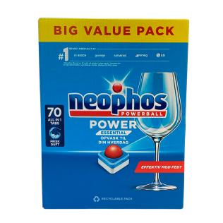 Neophos opvasketabs, Power Essential, 70 stk.