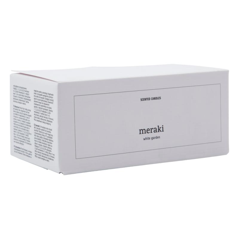 Duftlys, White Garden, 2 stk brændetid: 15H fra Meraki