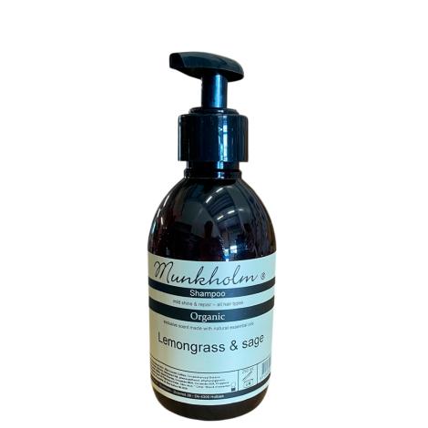 Shampoo Organic, Lemongrass og Sage, 250 ml fra Munkholm