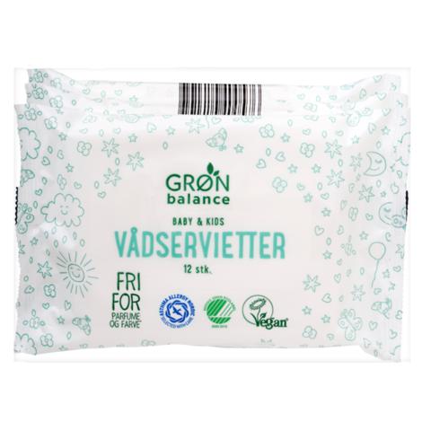 Grøn Balance, Vådservietter, Baby og Kids