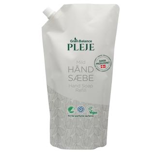 Håndsæbe, Svanemærket, 1000 ml i pose Refill fra Grøn Balance