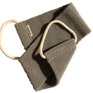 Massage og vaskebånd i grå nylon