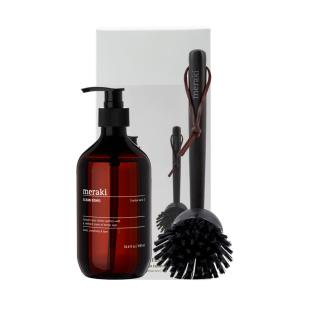 Herbal Nest Gaveæske med opvaskemiddel og opvaskebørste fra Meraki