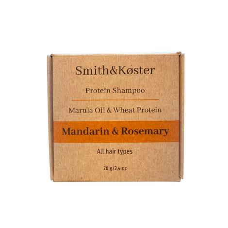 Shampoo sæbe fast, Mandarin og Rosmarin fra Smith og Køster