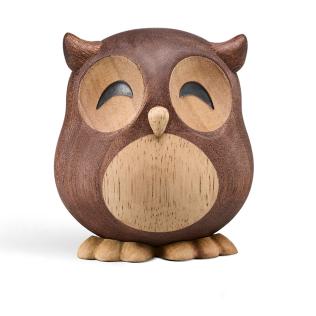 Uglen Villum, 8 cm fra FableWood