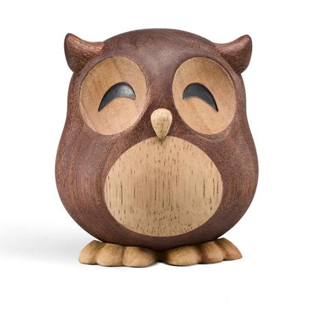 Uglen Villum, 8 cm fra FableWood