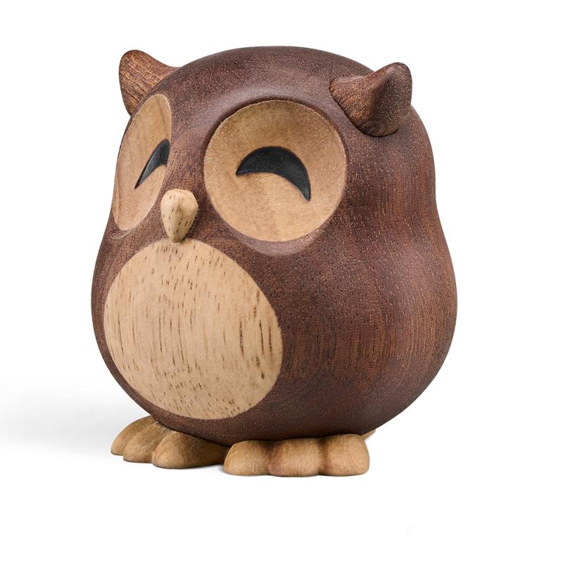 Uglen Villum, 8 cm fra FableWood