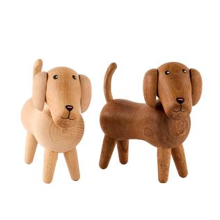  Sæt to store hunde i træ, lys og mørk fra 2Have