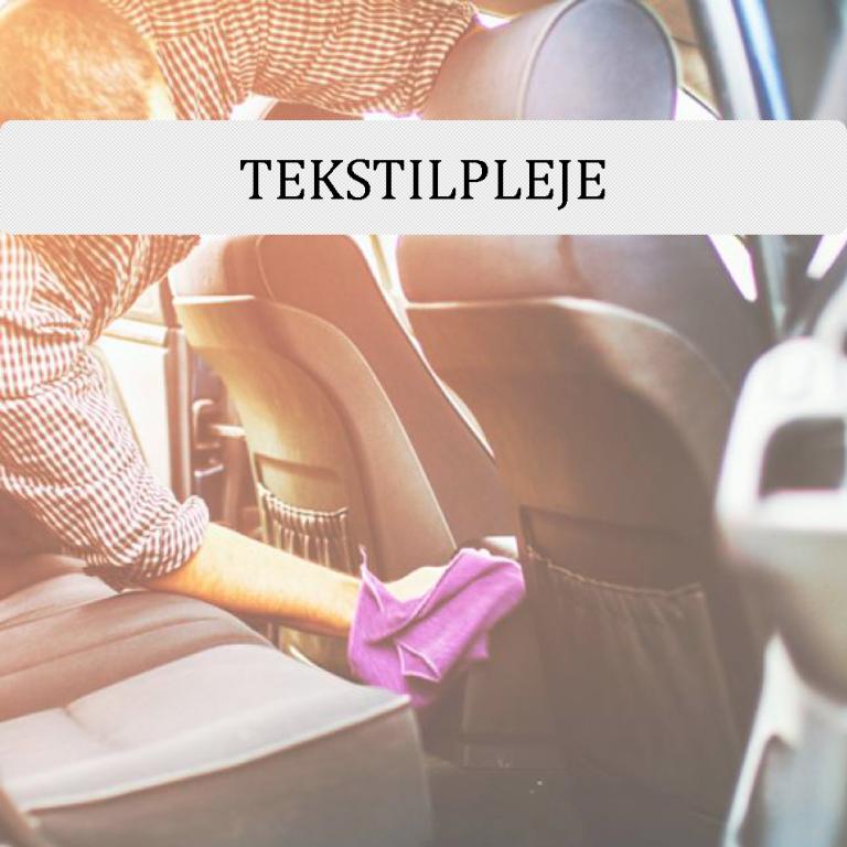 Sterling, tekstilpleje