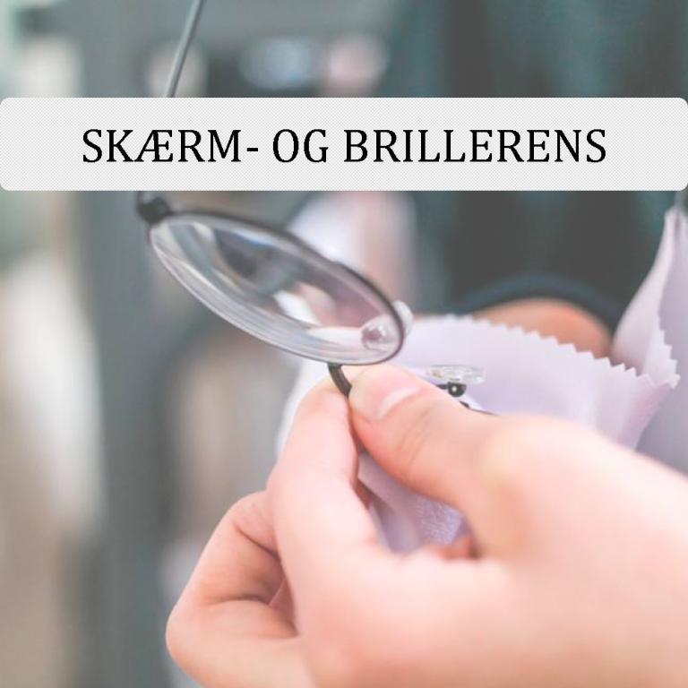 Sterling, skærm- og brillerens