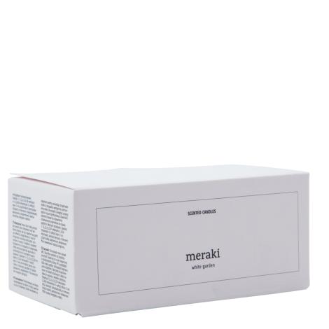 Duftlys, White Garden, 2 stk brændetid: 15H fra Meraki
