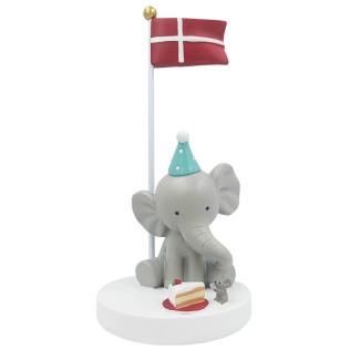 Bordpynt, Elefant med kage fra Kids by Friis