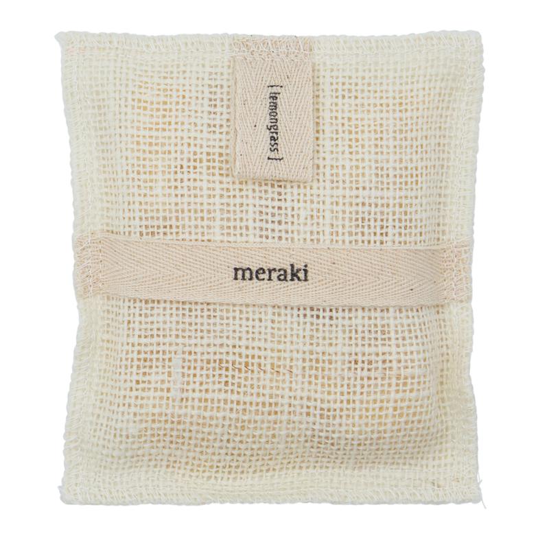 Badehandske med lemongrass sæbe, Bath Mitt fra Meraki