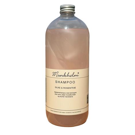 Shampoo med silke, 1 liter fra Munkholm