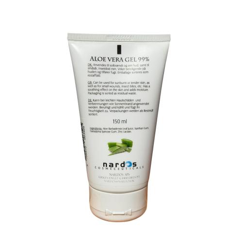 Aloe Vera, Gel 99 bagsiden