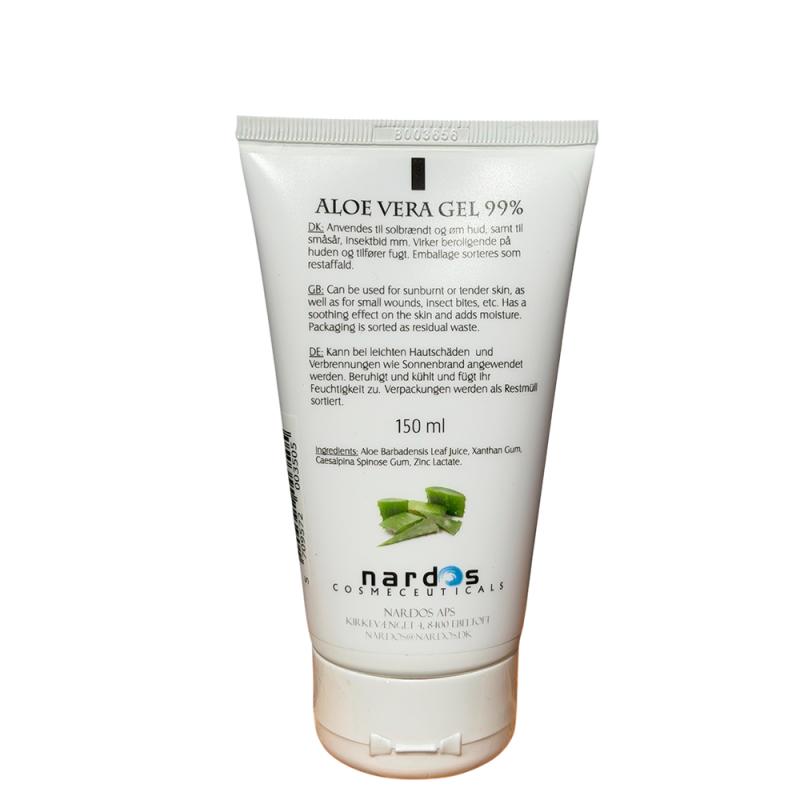 Aloe Vera, Gel 99 bagsiden