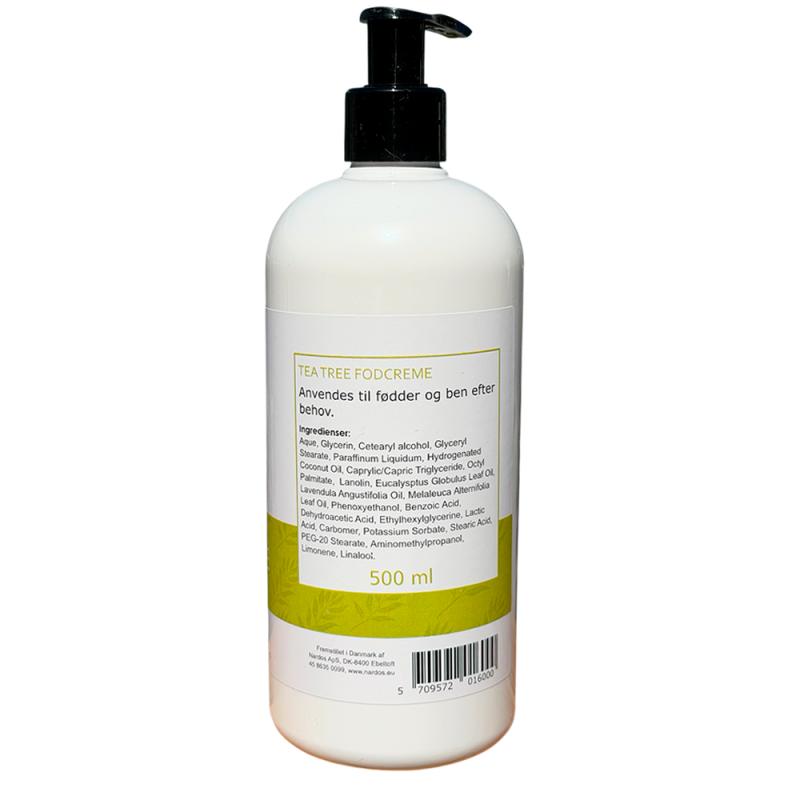 Tea Tree, Fodcreme bagside