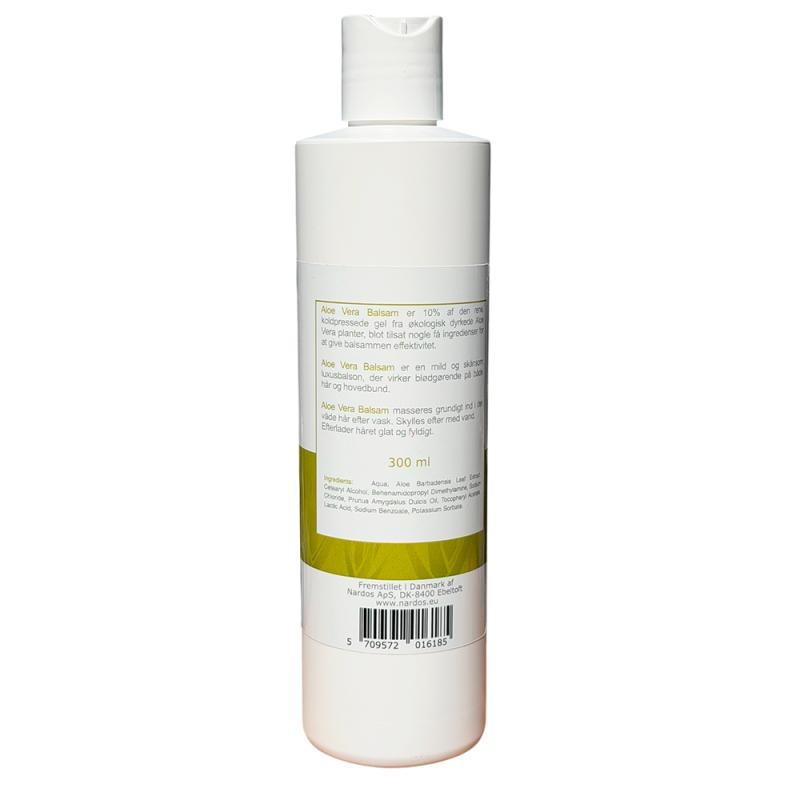 Balsam med 10% Aloe Vera bagside