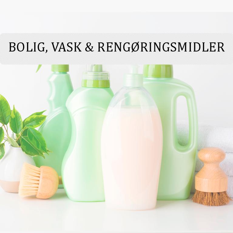 Bolig, vask og rengøringsmidler