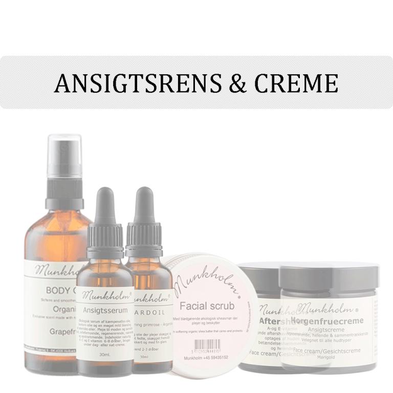 Munkholm ansigtsrens og creme