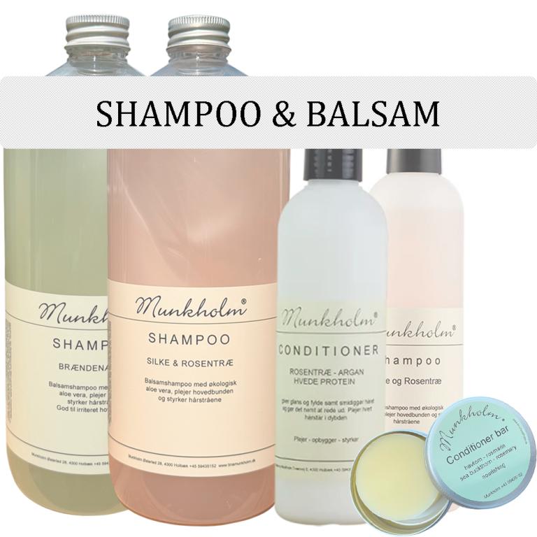 Munkholm shampoo, balsam