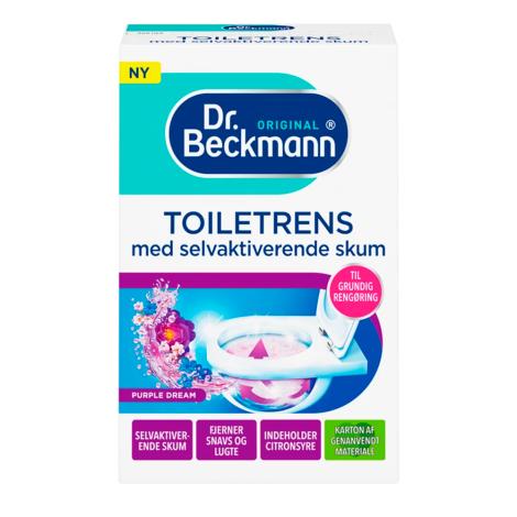 Toiletrens med selvaktiverende skum, Blomst fra Dr. Beckmann