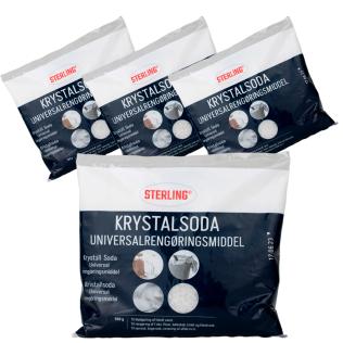 SODA til universalrengøring, 4 x 500g
