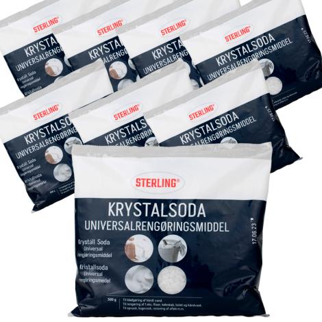 SODA til universalrengøring, 8 x 500g