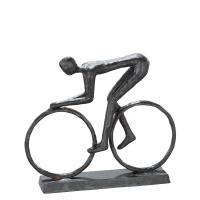 Cykelrytter, 15 cm i Jern
