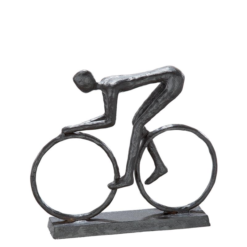 Cykelrytter, 15 cm i Jern