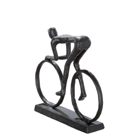 Cykelrytter, 15 cm i Jern